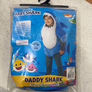 Brand New Baby Shark costume size 1-2 toddler